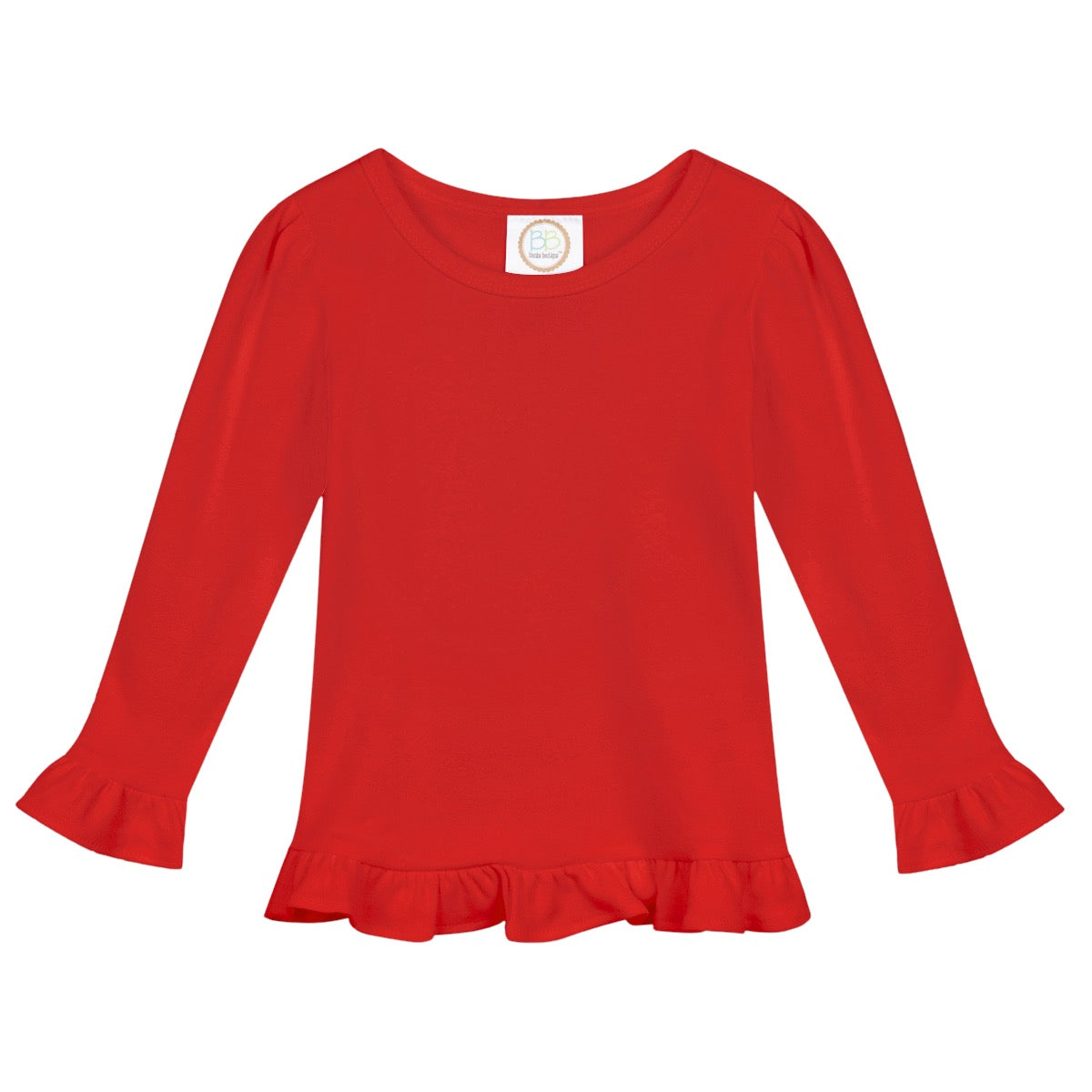 Girls Long Sleeve Ruffle