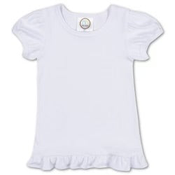 Girls Short Sleeve Ruffle