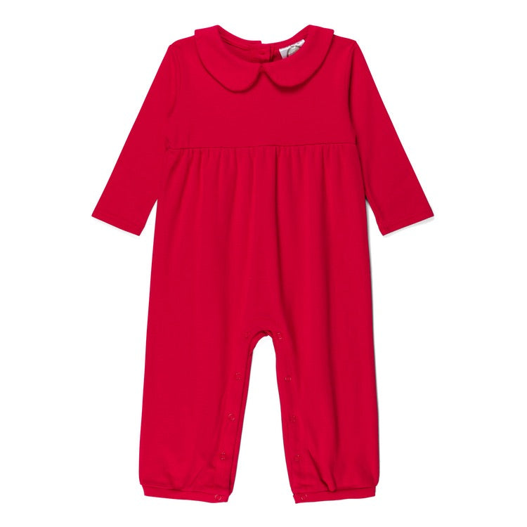 Long Sleeve Peter Pan Collar Romper