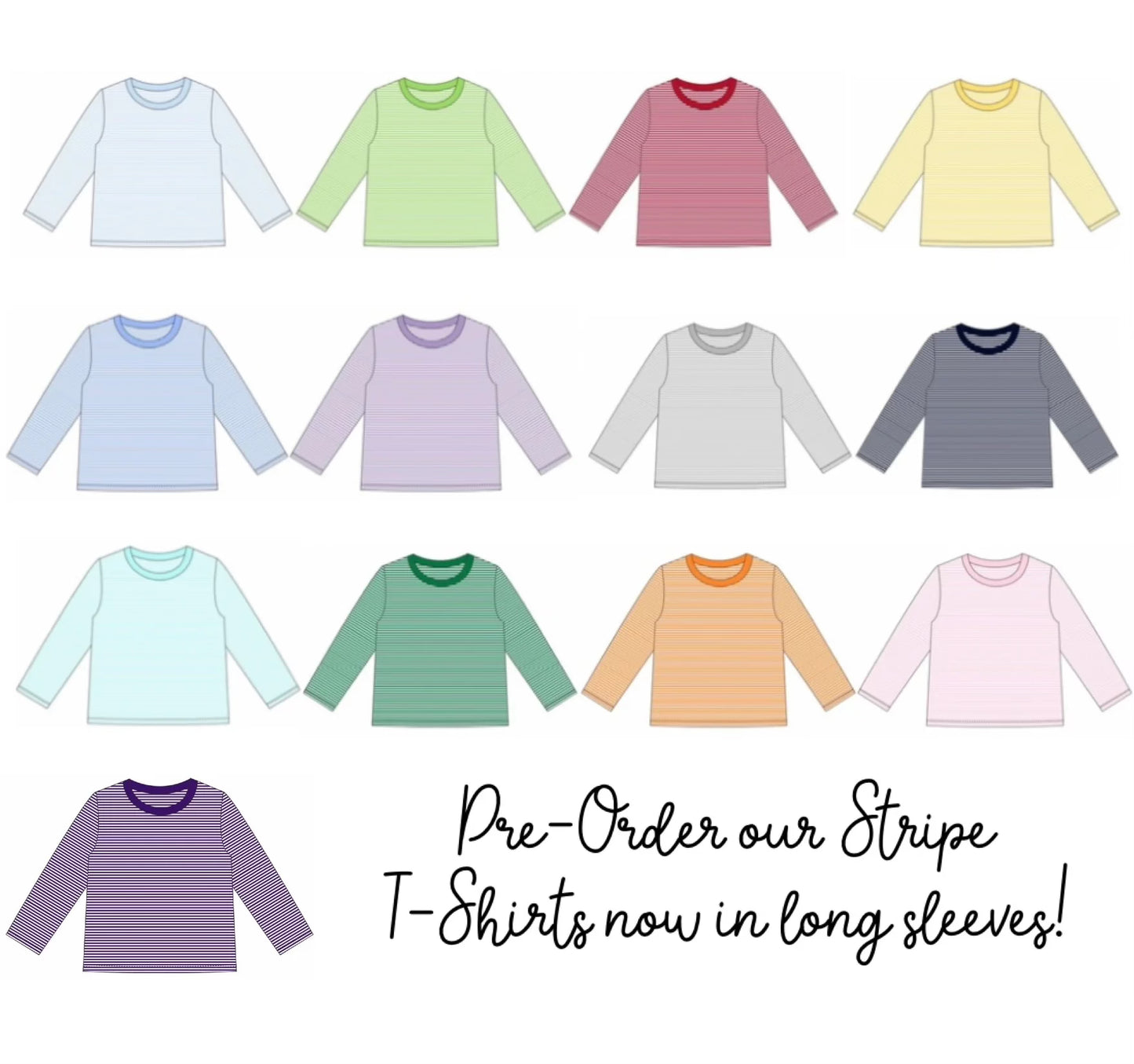 Knit Stripe Long Sleeve Shirt