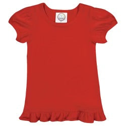Girls Short Sleeve Ruffle