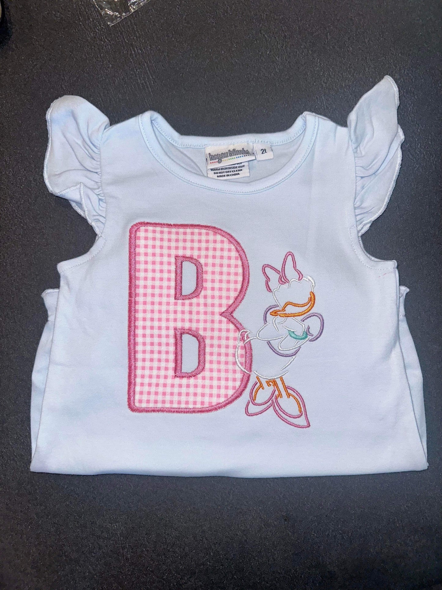 Personalized Gingham Duck T-Shirt