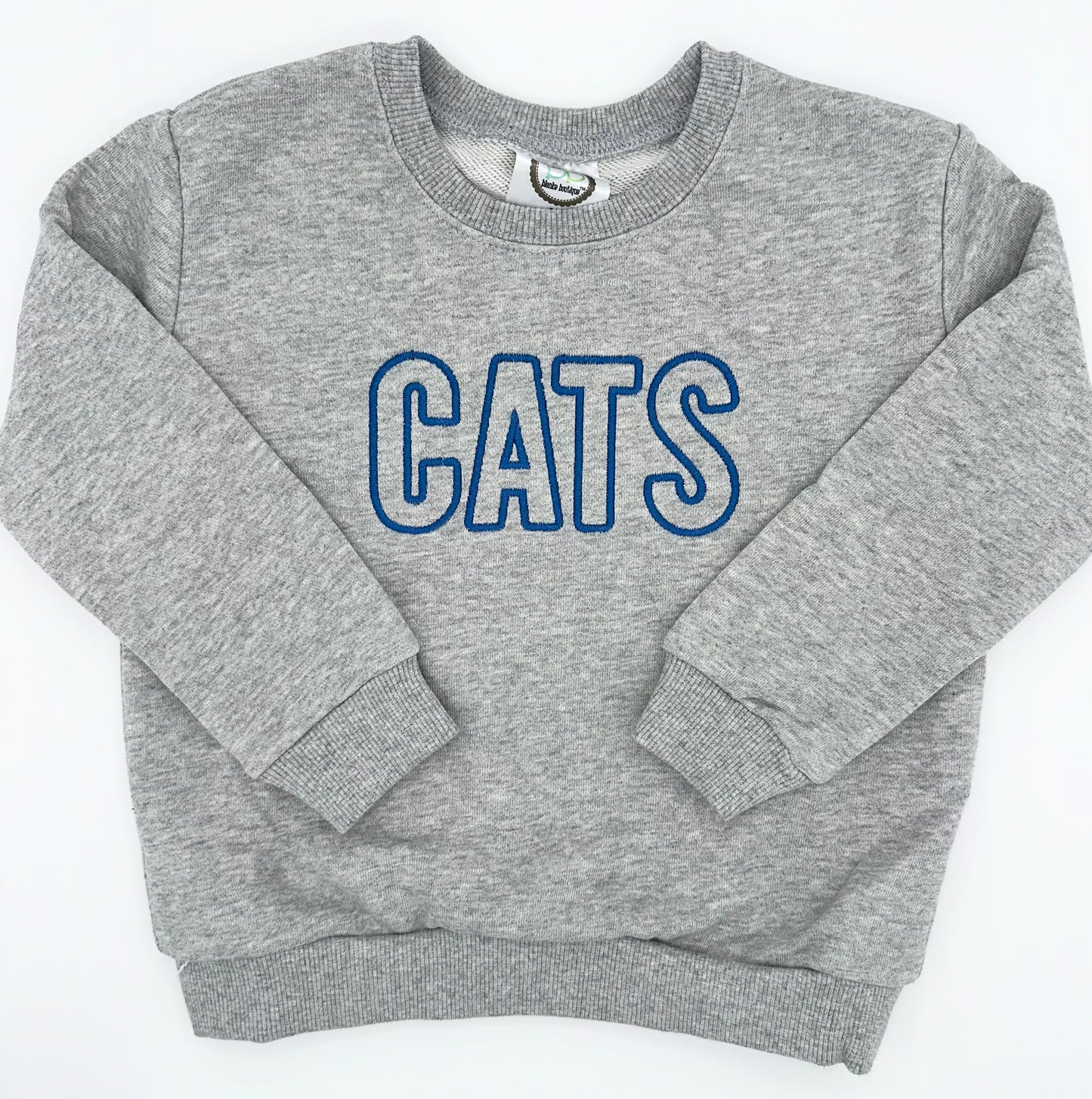 Kids’ “CATS” Embroidered Sweatshirt