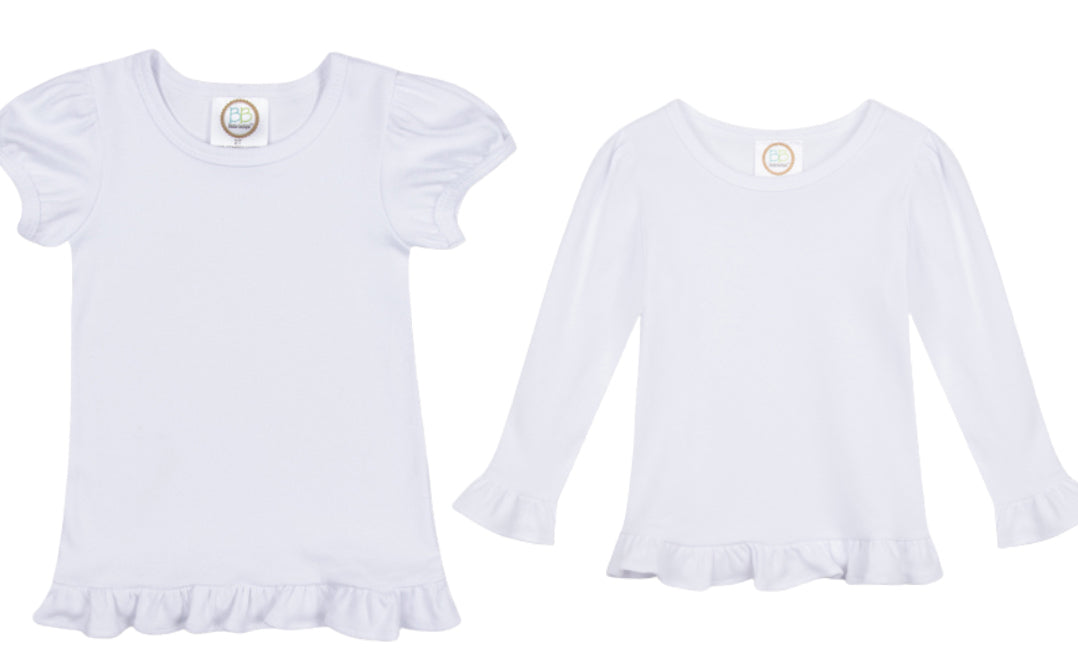 Personalized Gingham Mouse Monogram Tees