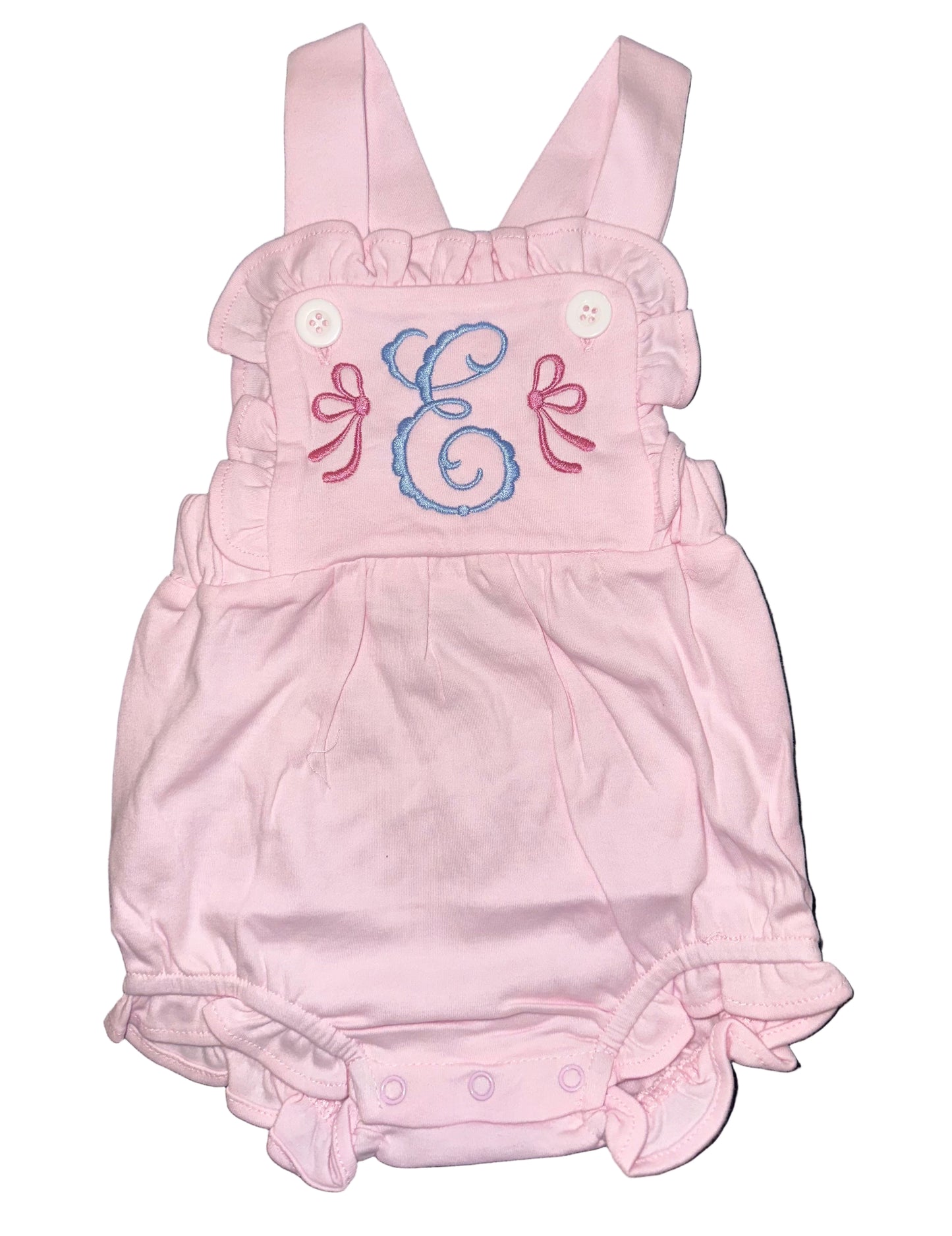 Sweet Bows Monogram Bubble