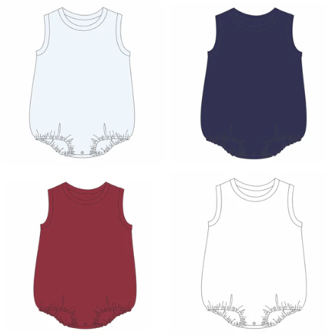 Steamboat Mouse Romper
