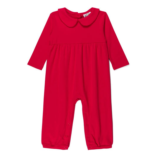Long Sleeve Peter Pan Collar Romper