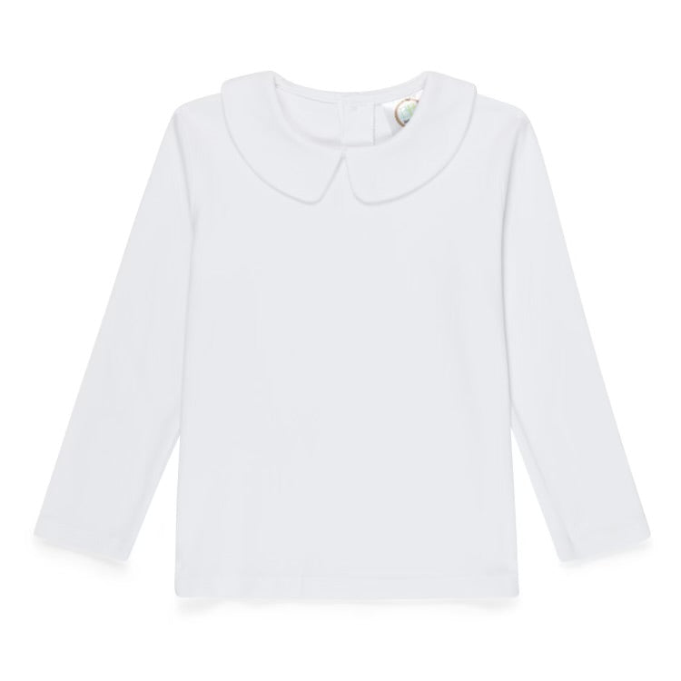 Long Sleeve Peter Pan Collar Shirt