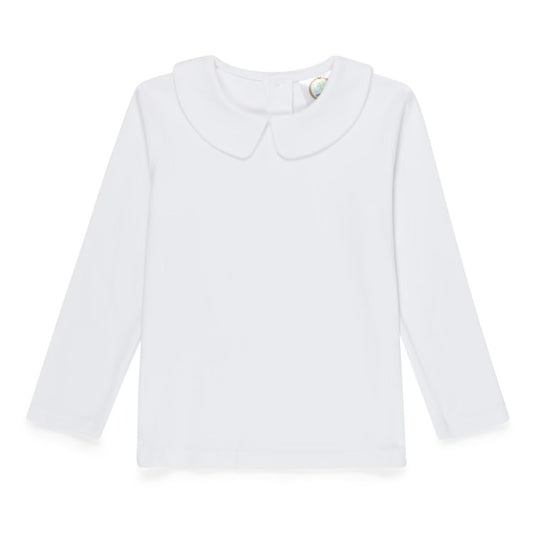 Long Sleeve Peter Pan Collar Shirt