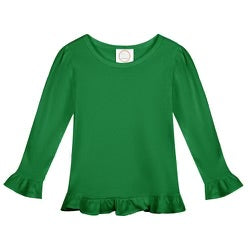 Girls Long Sleeve Ruffle