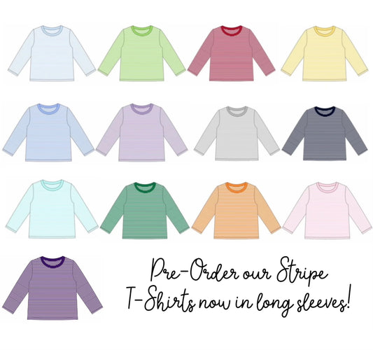 Knit Stripe Long Sleeve Shirt
