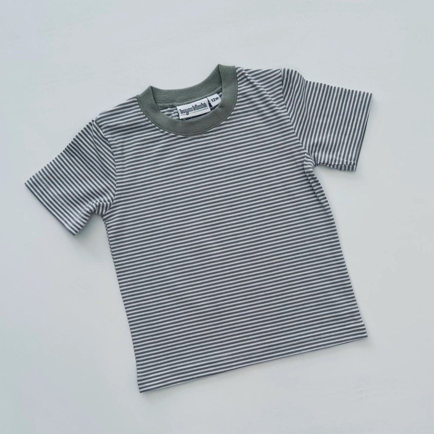 Boys Striped Short Sleeve Tee