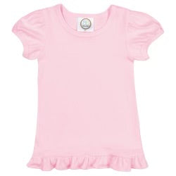 Girls Short Sleeve Ruffle