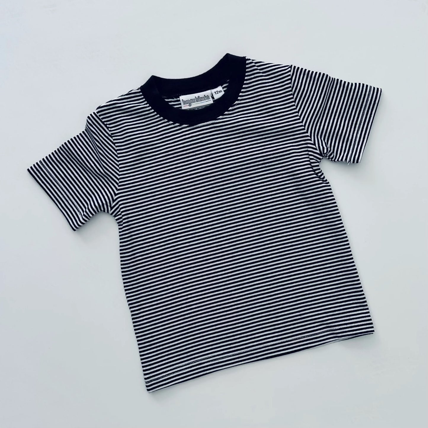Boys Striped Short Sleeve Tee