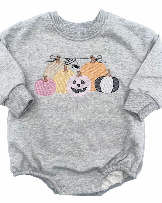 Jack O Lantern and Pumpkins Group Sweatshirt