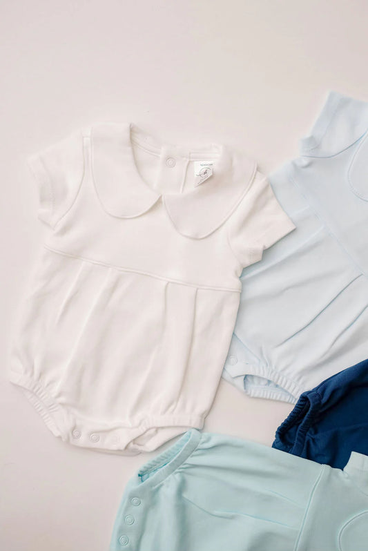 Pleated Bubble Short Sleeve