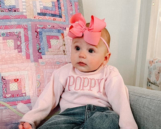 Girls Personalized Name Sweater