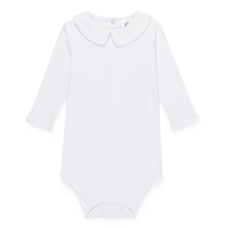 Long Sleeve Peter Pan Collar Bodysuit