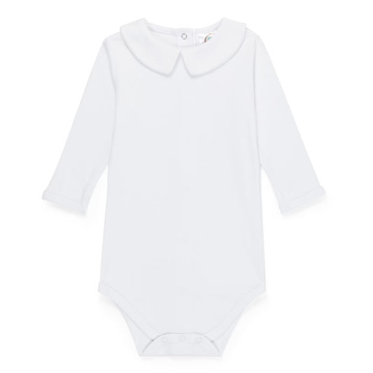 Long Sleeve Peter Pan Collar Bodysuit