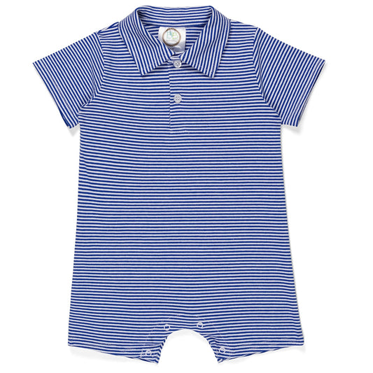 Striped Polo Romper