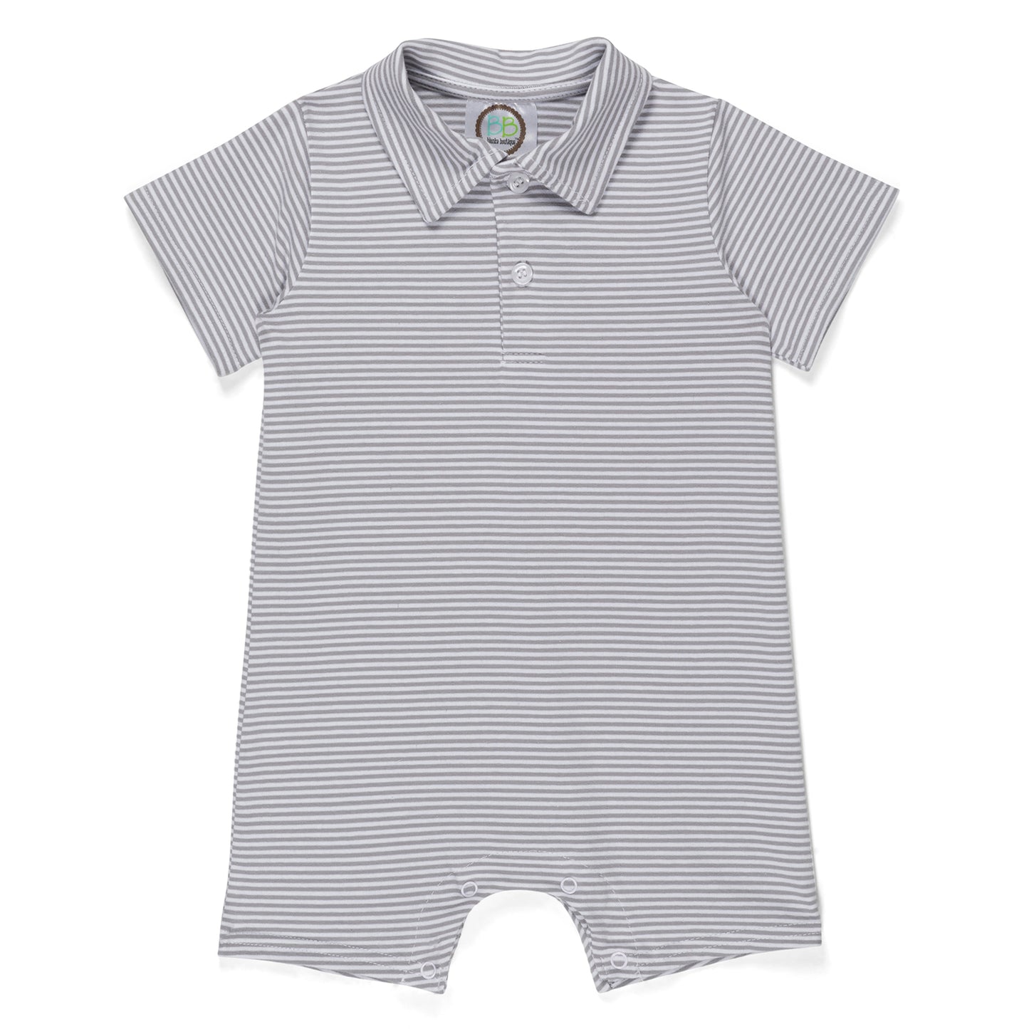 Striped Polo Romper