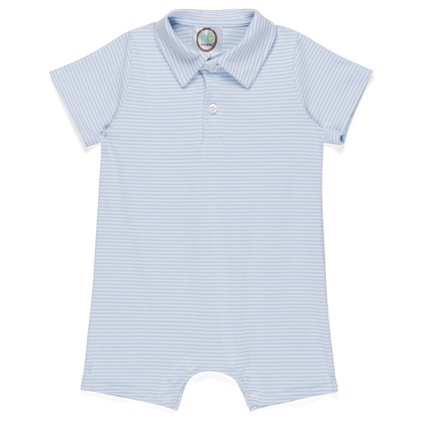 Striped Polo Romper