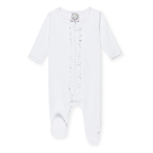 Double Ruffle Zipper Sleeper