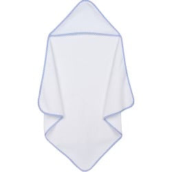 Gingham Trim Hooded Towel