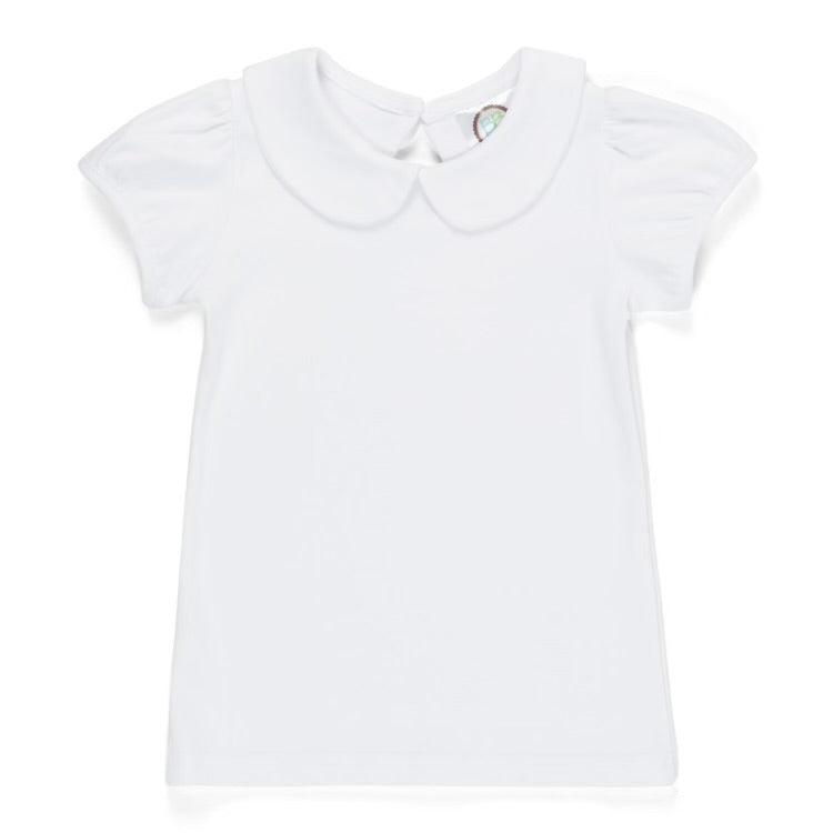Short Sleeve Peter Pan Collar