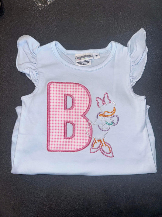 Personalized Gingham Duck T-Shirt