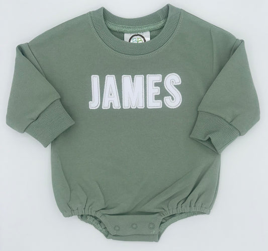 Personalized Boys Bubble Romper