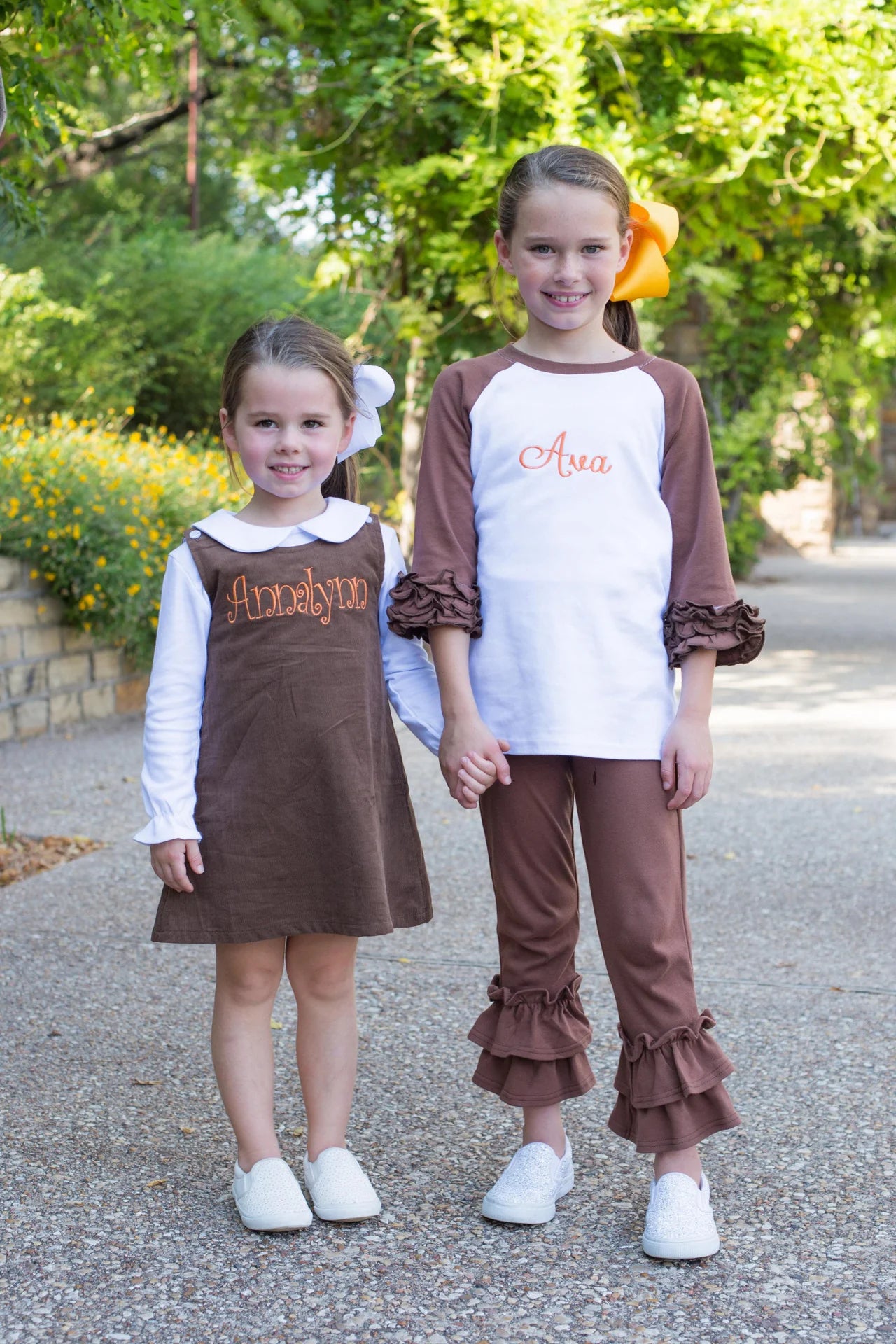 Personalized Corduroy Jumper | Peter Pan Collar Shirt
