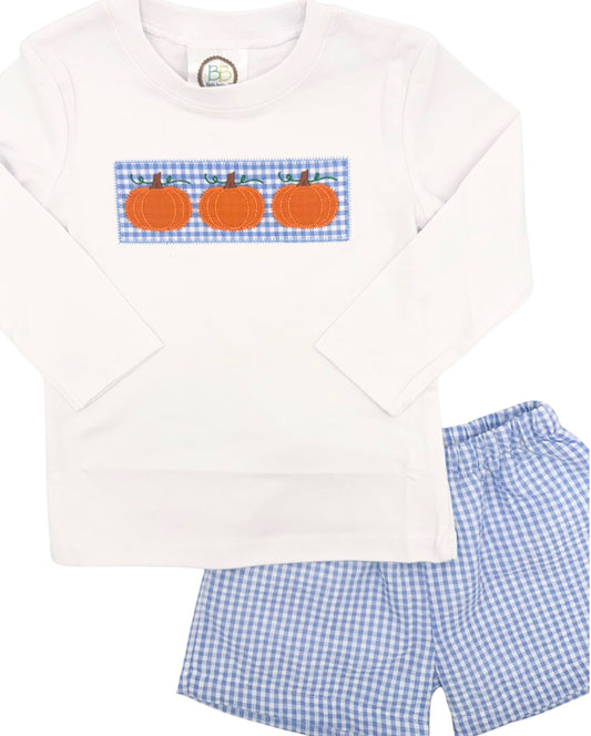 3 Little Pumpkins Boys Shorts Set
