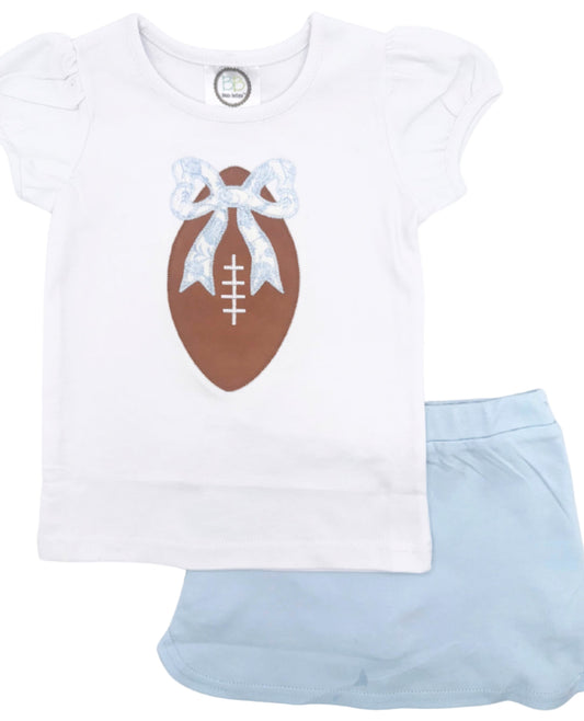 Grandmillennial Leather Football Applique Sets