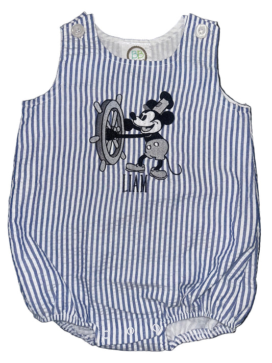 Steamboat Mouse Romper