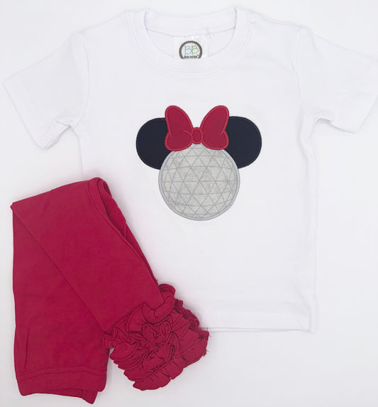 Personalized Magic Park Mouse Bow Top