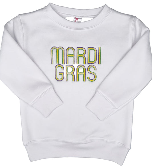 Carnival Spirit Sweatshirt | Mardi Gras Kids Sweatshirt