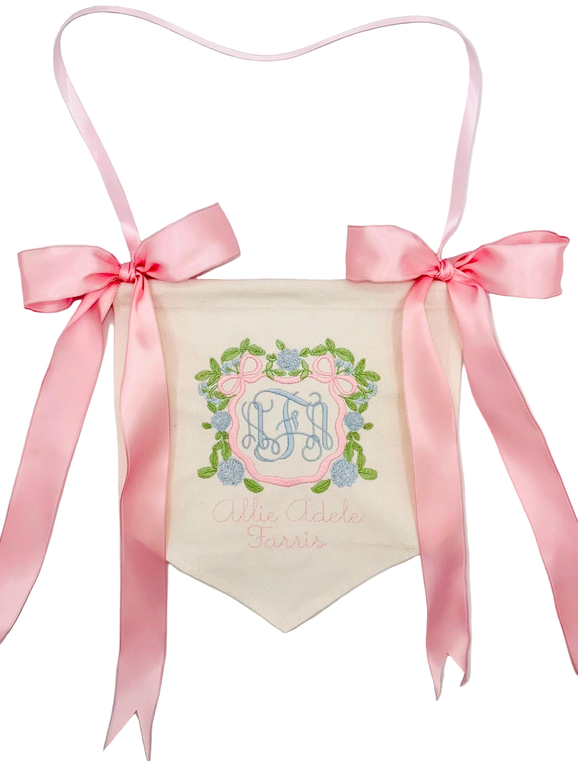 Custom Baby Name Banner – Personalized Nursery Ribbon Sign | Customize ...